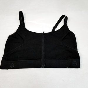 Maternity Bra Black Medium Nursing Hands Free Pump